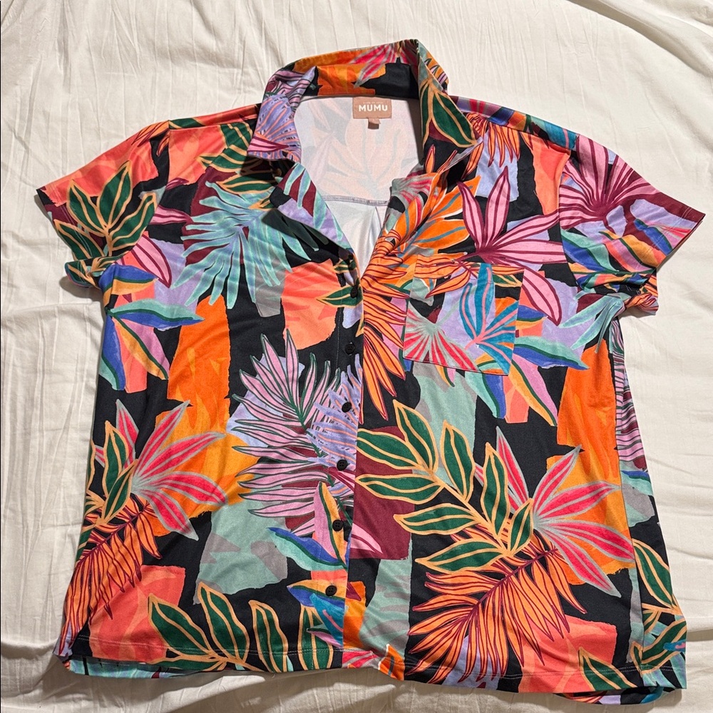 Show Me Your Mumu Tropical Short Sleeve Women’s Size Large